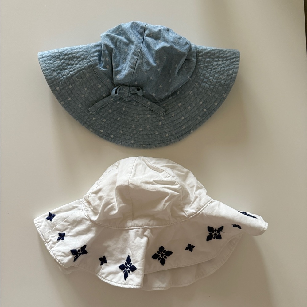 Toddler Girl Summer Hat Lot Size 12-24mo